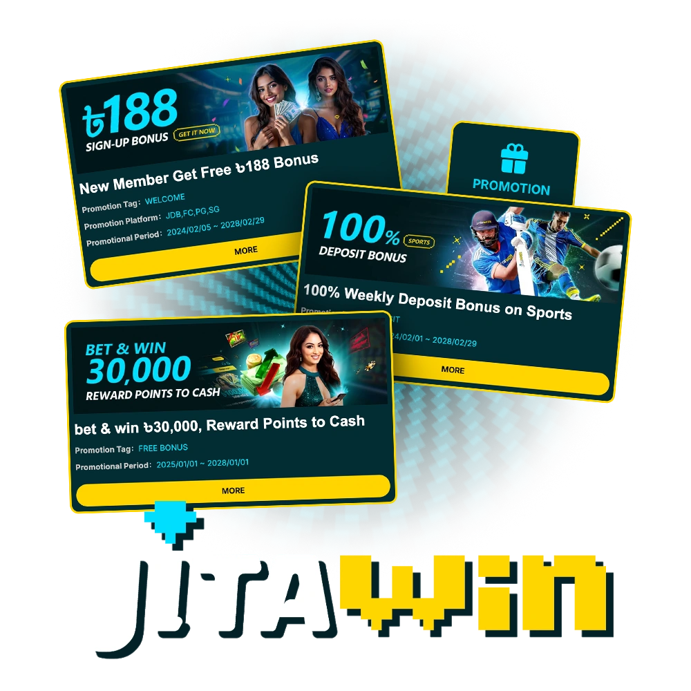Claim exclusive bonuses now at JitaWin Casino.