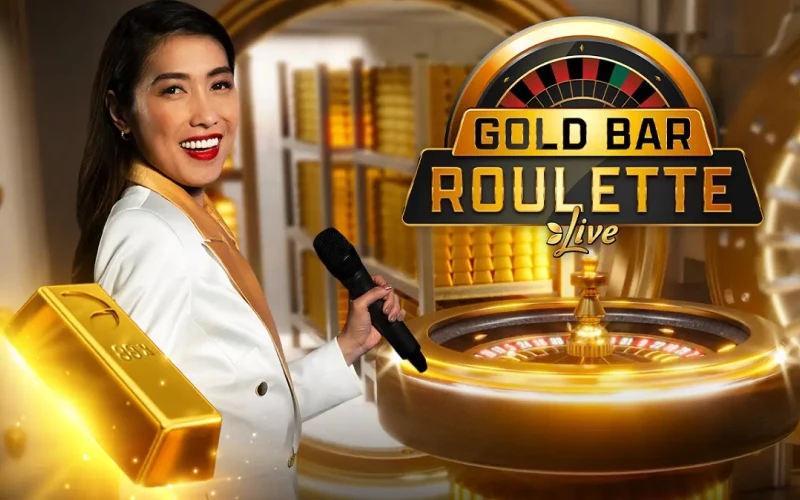 Chase golden wins in Gold Bar Roulette JitaWin.